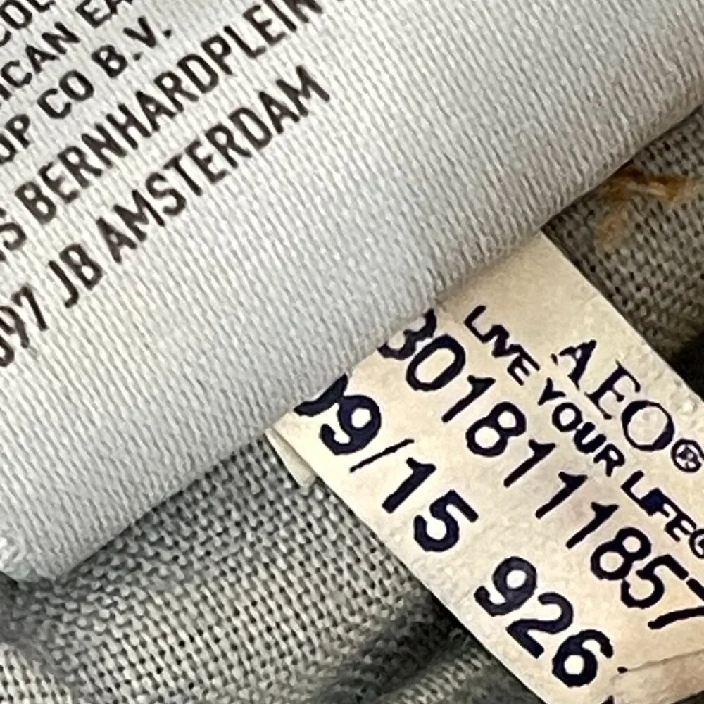 American Eagle Outfitters Jeans Women's SZ 12 Blue Denim Kick Boot SUPER STRETCH - Picture 6 of 13